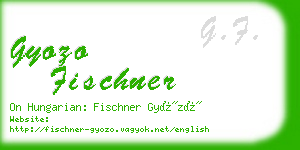 gyozo fischner business card